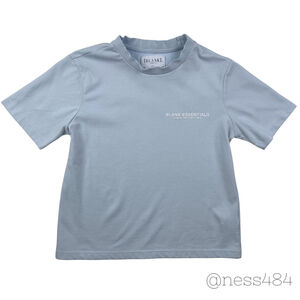 BLANK ESSENTIALS Limited Edition T Shirt Short Sleeve Light Blue Size S‎